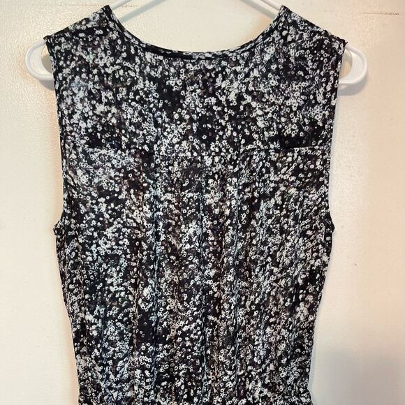 PARKER Floral Flowy High Low Hem Sleeveless Maxi Dress in Filaree Color .Size L - Picture 9 of 16